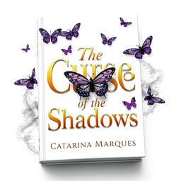 A visually captivating book cover design featuring a pristine white background