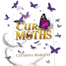 A captivating book cover design featuring a clean white background