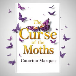 A captivating book cover design featuring a clean white background