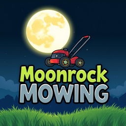 An imaginative illustration featuring a large, glowing moon prominently in the night sky