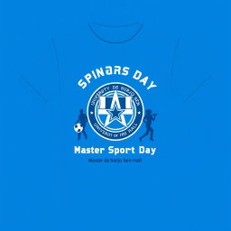 A simple yet eye-catching t-shirt design for the annual sports day at Master da Surjo Sen Hall, University of Dhaka