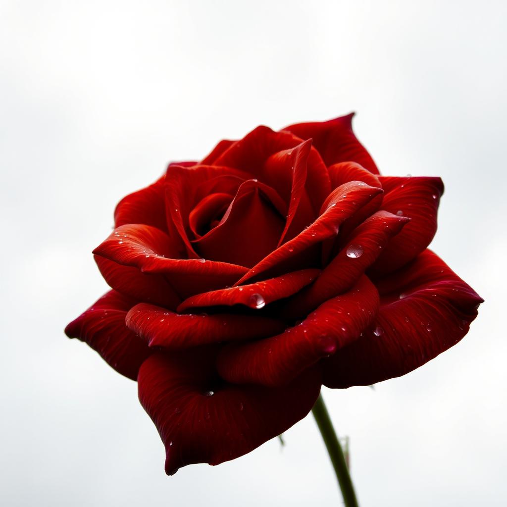 Stunning Brown Rose with Dew Drops
