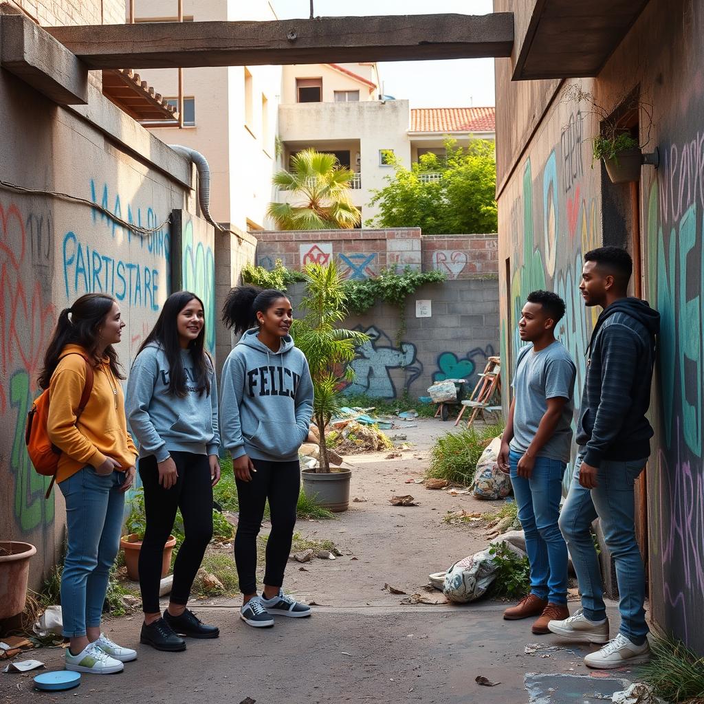 In a disadvantaged neighborhood of Marseille, a group of six young adults, three girls and three boys aged 18 to 20, find themselves lost and directionless