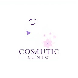 A sleek and modern logo design for a cosmetic surgery clinic