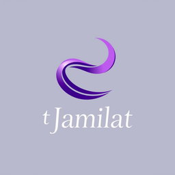 A modern and sophisticated logo design for a cosmetic surgery clinic named 'tJamilat'