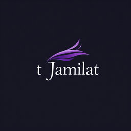 A modern and sophisticated logo design for a cosmetic surgery clinic named 'tJamilat'