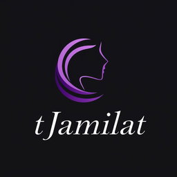 A modern and sophisticated logo design for a cosmetic surgery clinic named 'tJamilat'