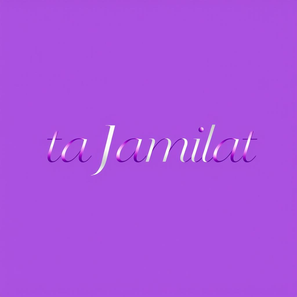 A sleek and modern logo design for a cosmetic surgery brand called 'taJamilat'