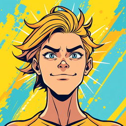 A striking and inspirational illustration ideal for a profile picture on a page dedicated to motivational quotes