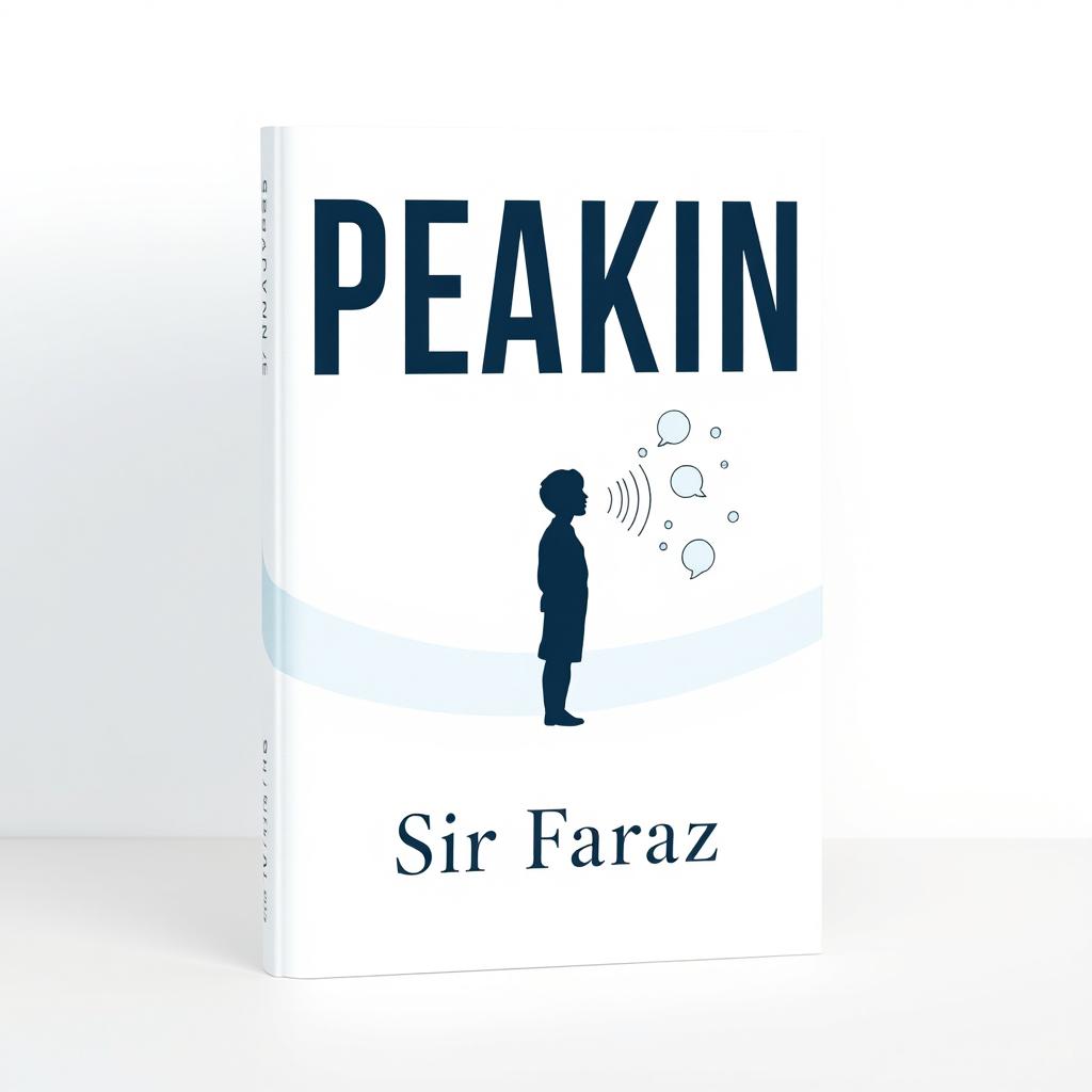 A book cover design for the title 'Speaking' by Sir Faraz, published in 2025