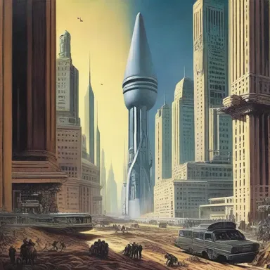 In this science fiction novel, the government's adventurism led to disastrous consequences for humanity.