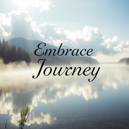 A beautifully designed photograph showcasing a serene landscape