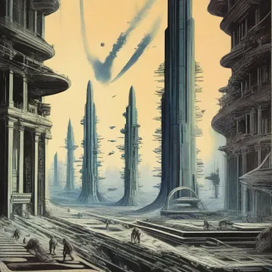 In this science fiction novel, the government's adventurism led to disastrous consequences for humanity.