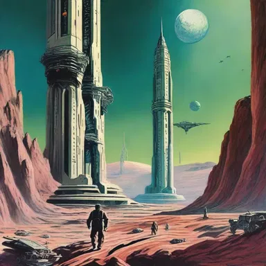 In this science fiction novel, the government's adventurism led to disastrous consequences for humanity.