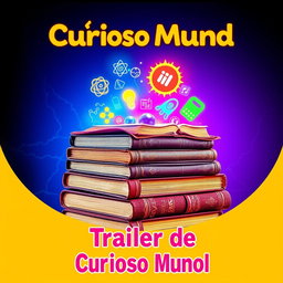 A vibrant and eye-catching YouTube thumbnail, featuring bright and bold colors that symbolize the themes of science and technology