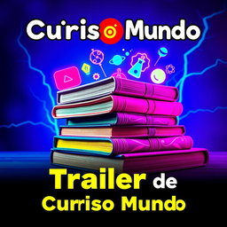 A vibrant and eye-catching YouTube thumbnail, featuring bright and bold colors that symbolize the themes of science and technology