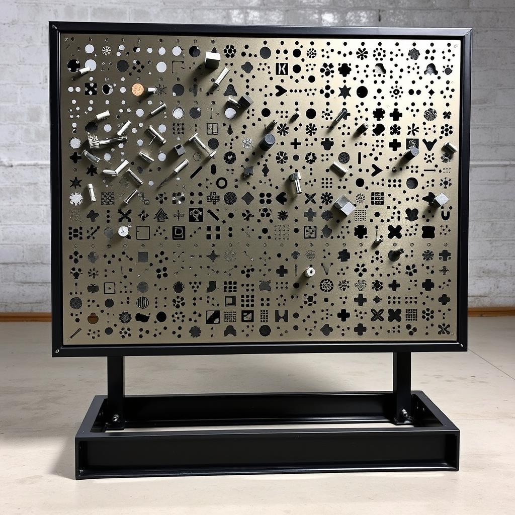 Stylish Black Iron Profile Frame - 50x200cm