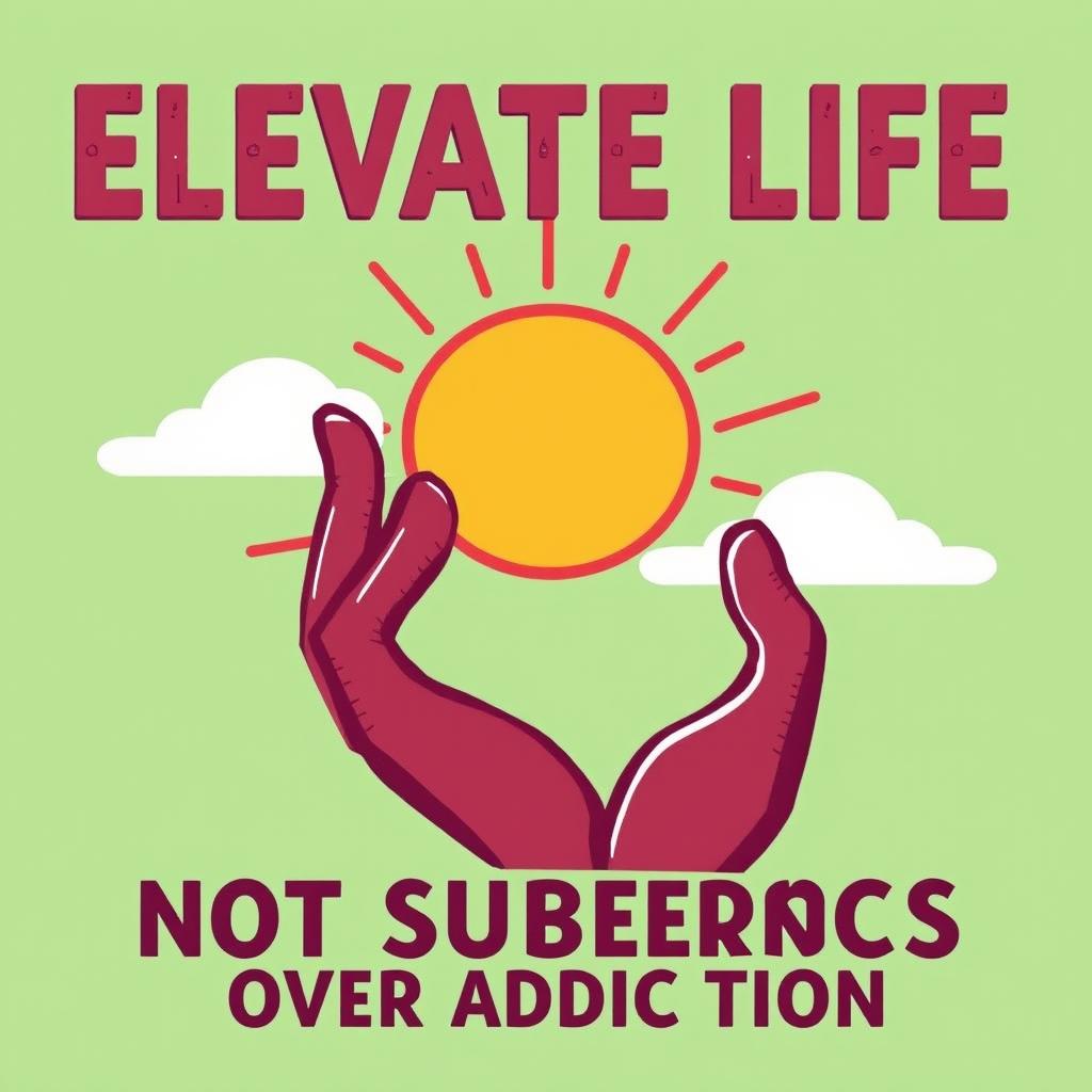 "Elevate Life, Not Substances: Choose Freedom Over Addiction!"