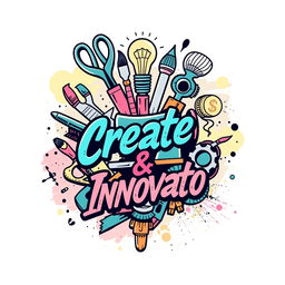 Aesthetic design for a streetwear shirt featuring a combination of crafts and entrepreneurship themes