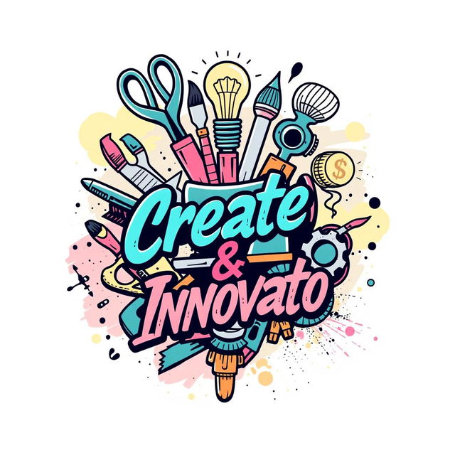 Aesthetic design for a streetwear shirt featuring a combination of crafts and entrepreneurship themes