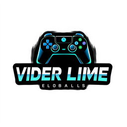 A logo design incorporating a video game controller