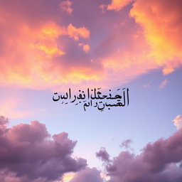 A breathtaking scene of a beautiful sky with vivid colors during sunset, showcasing hues of orange, purple and pink