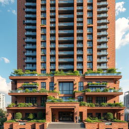 A stunning 20-story modern skyscraper designed with a nature-inspired architecture that pays homage to the Achaemenid Empire, featuring a breathtaking fourth-level highlight