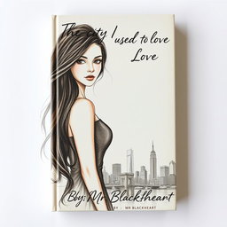 A captivating book cover design featuring a beautifully sketched woman and man, depicted in a soft, artistic manner