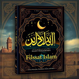A captivating book cover design for a title 'Filsafat Islam'