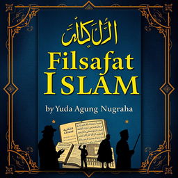 A captivating and scholarly book cover for 'Filsafat Islam' by Yuda Agung Nugraha