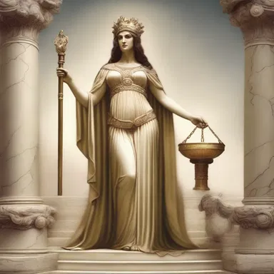 In Greek mythology, the goddess Athena was advertent and fully focused as she strategized with the other gods.
