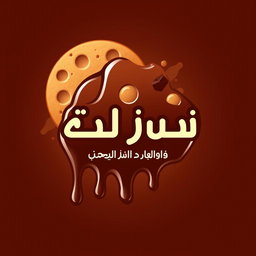 A logo design featuring an artistic representation of chocolate and cookies