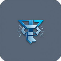 A modern and sleek logo design that represents a technology company