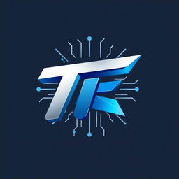 A modern and sleek logo design that represents a technology company