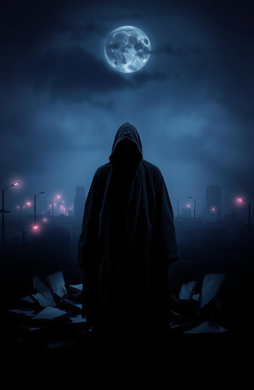 A mysterious and atmospheric scene reflecting the theme of lost identity