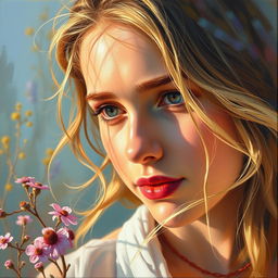 Create a beautiful painting inspired by the attached photo, capturing its essence and emotions in vibrant colors