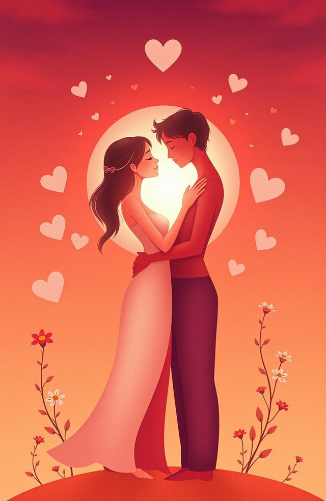 A beautiful illustration of redamancy, symbolizing unconditional love