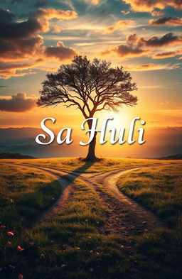 A visually striking scene depicting a love triangle with an air of tragedy surrounding it