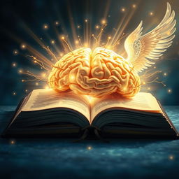 An artistic depiction that beautifully illustrates the intersection of neuroscience and spirituality through a biblical lens