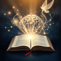 An artistic depiction that beautifully illustrates the intersection of neuroscience and spirituality through a biblical lens