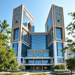 A 20-story tower combining the revolutionary architecture of the Qajar era in Iran with modern architectural styles