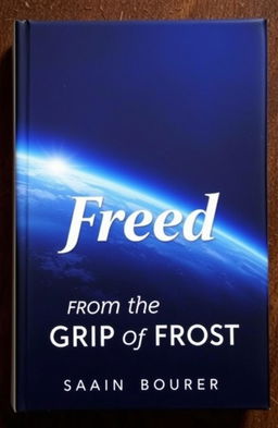 A captivating book cover featuring a stunning image of Earth taken from space, showcasing the vibrant blue planet with its delicate atmosphere visible