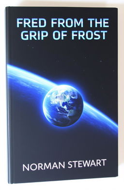 A captivating book cover featuring a stunning view of Earth from space, showcasing the vibrant blue planet surrounded by a thin layer of atmosphere with visible patterns of clouds