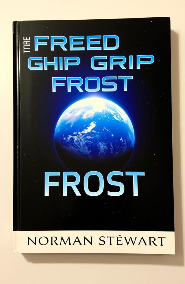 A captivating book cover featuring a stunning view of Earth from space, showcasing the vibrant blue planet surrounded by a thin layer of atmosphere with visible patterns of clouds