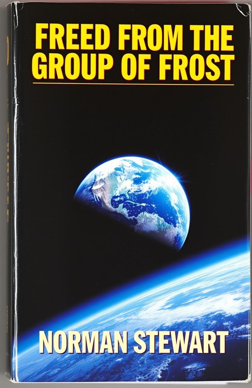 A captivating book cover featuring a stunning image of Earth viewed from space, showcasing the vibrant blue planet surrounded by its beautiful atmosphere