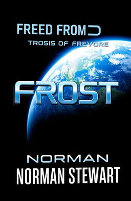 A stunning book cover design featuring a detailed, vibrant image of Earth as seen from space, showcasing the planet's atmosphere with a blue glow