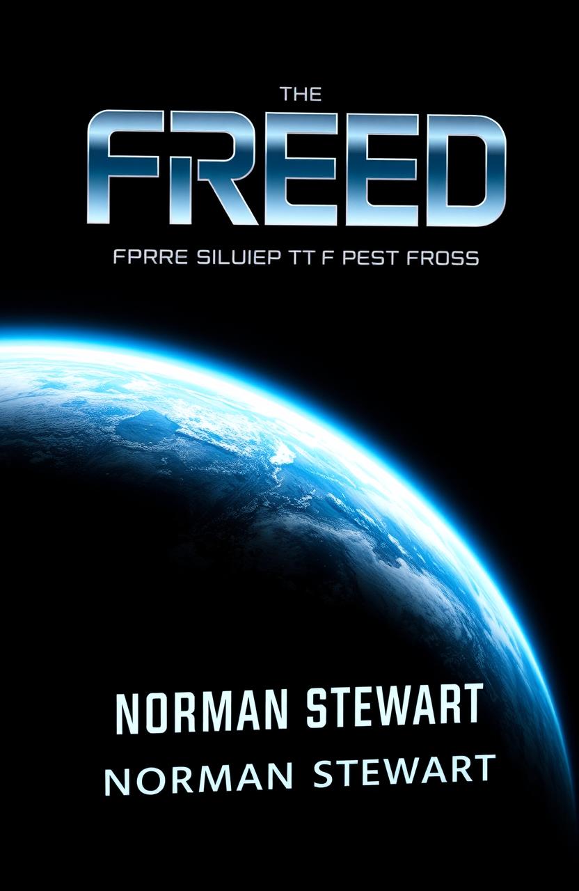 A stunning book cover design featuring a detailed, vibrant image of Earth as seen from space, showcasing the planet's atmosphere with a blue glow