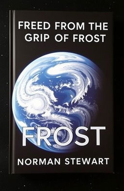 A captivating book cover featuring a stunning image of Earth from space, showcasing its vibrant blue oceans and swirling white clouds, with a clear view of Earth's atmosphere