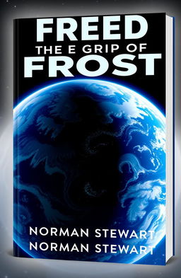 A captivating book cover featuring a stunning image of Earth from space, showcasing its vibrant blue oceans and swirling white clouds, with a clear view of Earth's atmosphere