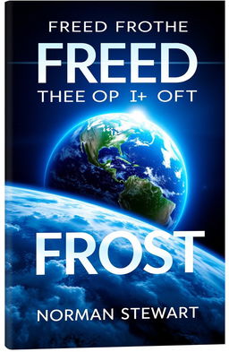 A captivating book cover design featuring a stunning image of Earth, showcasing its vibrant blue oceans and green landmasses with NASA-style detailing, emphasizing the planet's atmosphere with beautiful layers of clouds and a glowing horizon